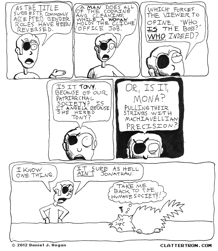 Wait! I forgot about Samantha! Obviously, there is an off-chance SHE could be the boss, given how ::HEAD EXPLODES:: 