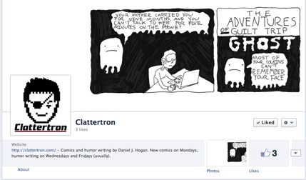 Clattertron Facebook Page