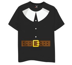 pilgrim costume adult thanksgiving t-shirt on Amazon.