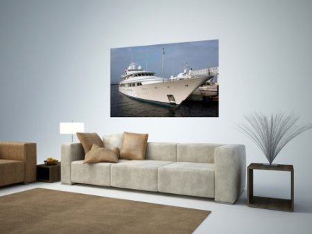 yacht wall sticker