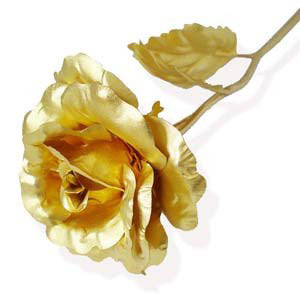 gold rose valentine's day gift