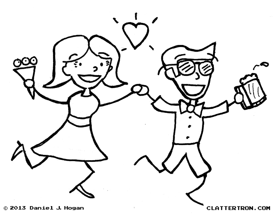 Just Married (Comic) - Clattertron