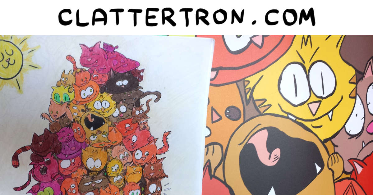 Photos: My New Artist Alley Banner - Clattertron